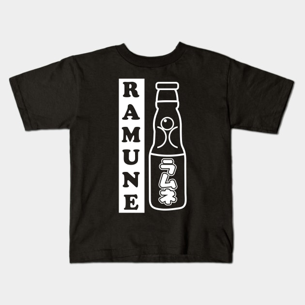 Ramune - Dark style Kids T-Shirt by AidenCreations